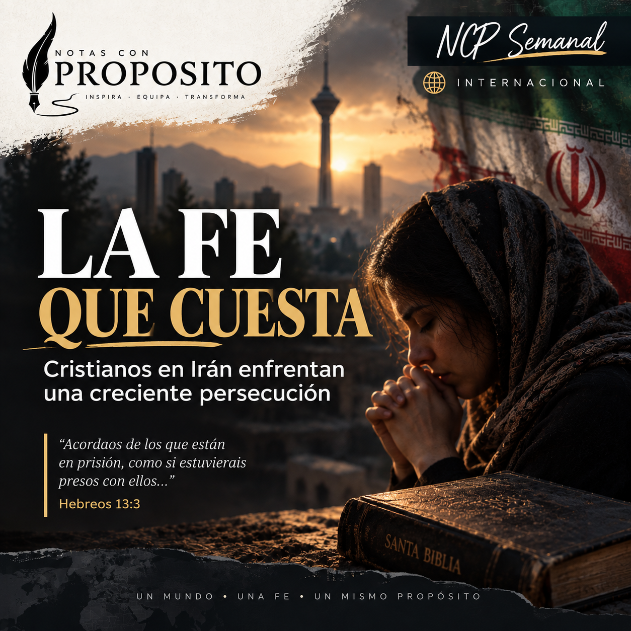 You are currently viewing La fe que cuesta: cristianos en Irán enfrentan una creciente persecución