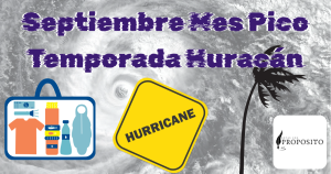 Read more about the article Septiembre Mes Pico Temporada Huracán
